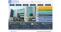 Desktop Screenshot of naysaasecurities.com